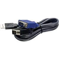 TRENDnet TK-CU10 - Cable KVM USB-VGA de 10 pies